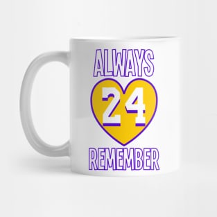 LA 24 Basketball Legend Design Mug